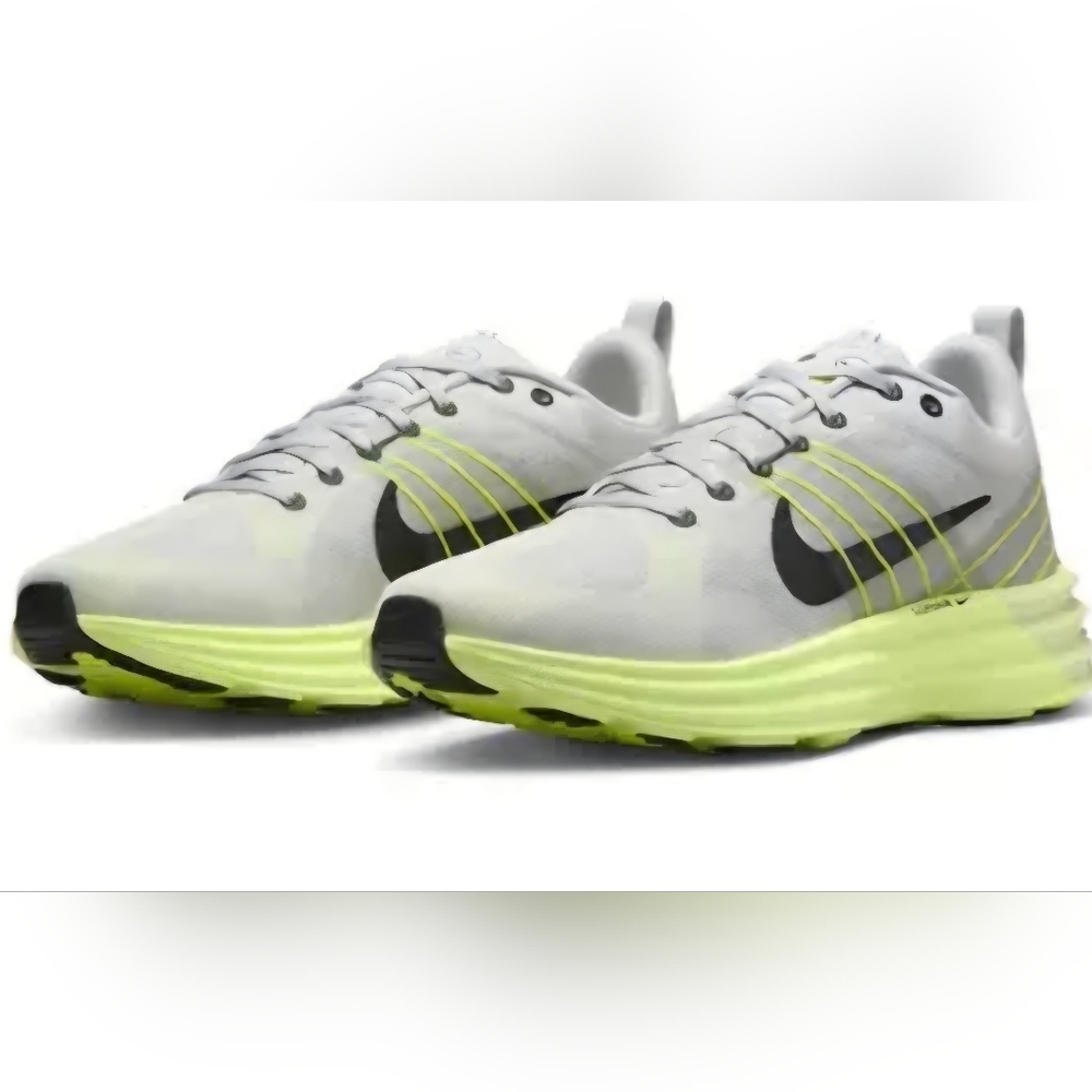 Nike Lunar (Unisex) Roam Running Shoe Grey/Volt  US Men's Size 9 Wmens Size 10.5